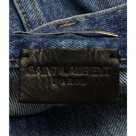 Saint Laurent straight jeans denim 466235 Y883L embroidered size 31 - Picture 4 of 9